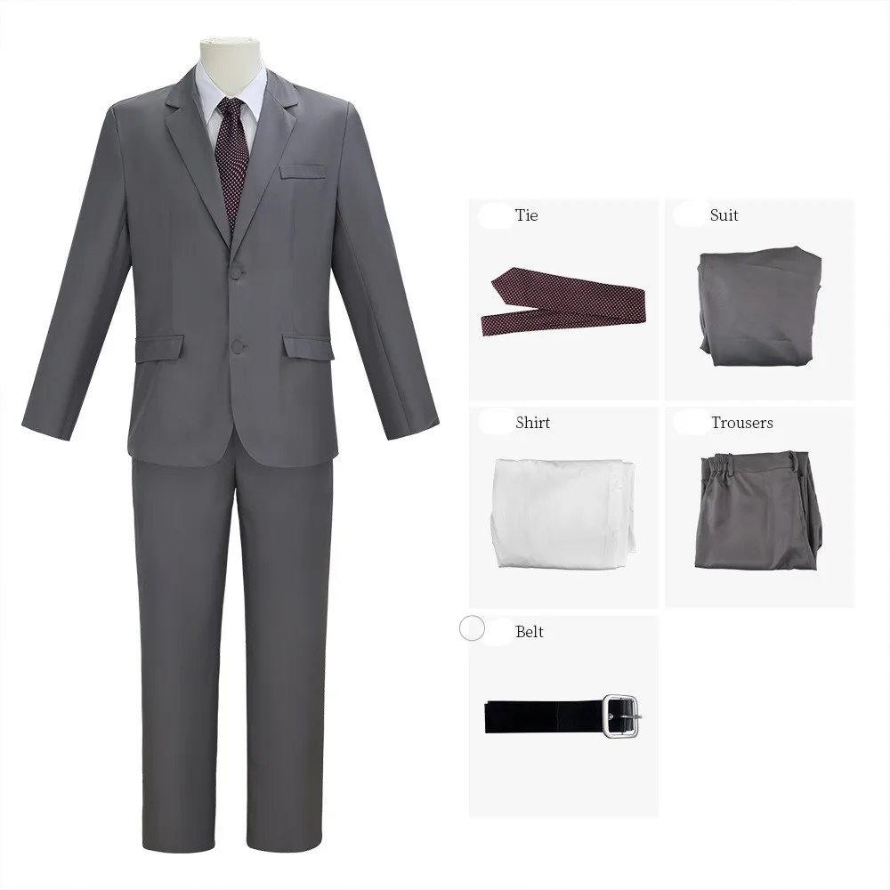 

Fulujiacos Funny Frank Drebin Cosplay Costume Outfit Uniform