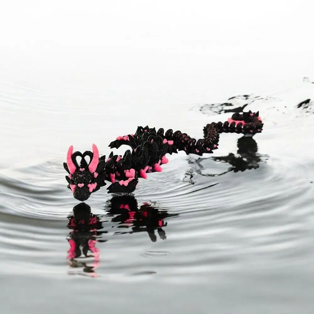 Olho simulado 3d impresso dragão chinês tudo-em-um moldagem 3d impresso diceratops dragão laser articulos poseíveis