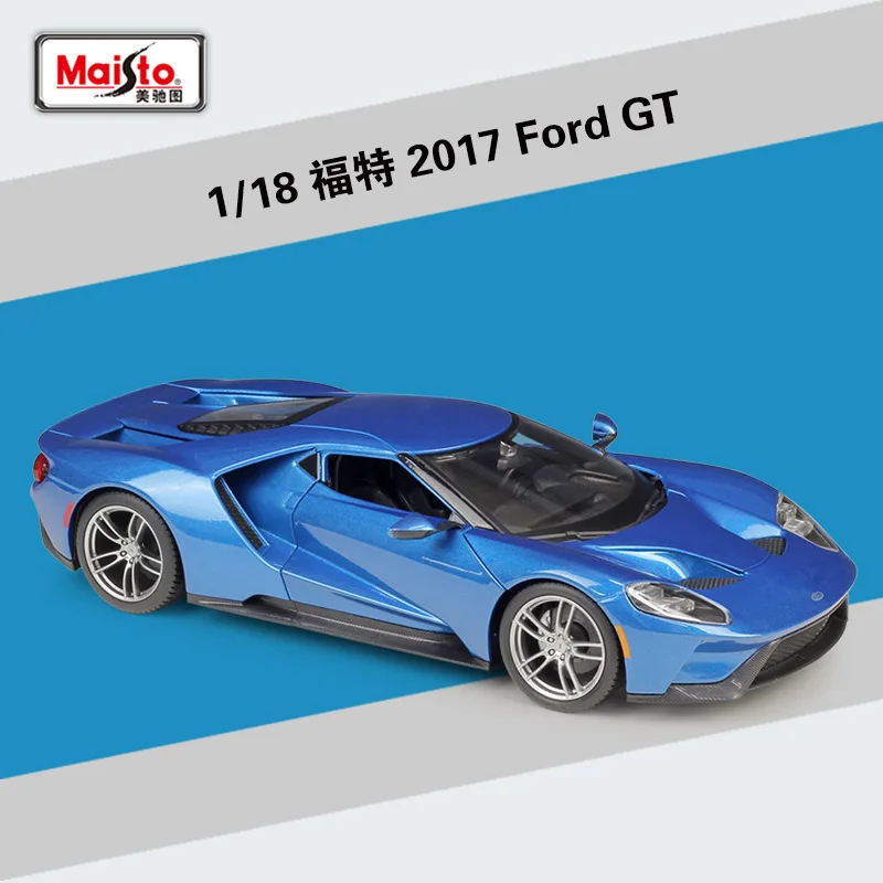 

Maisto 1:18 2017 Ford GT Sport Car High Simulation Vehicle Diecast Alloy Metal Model Car