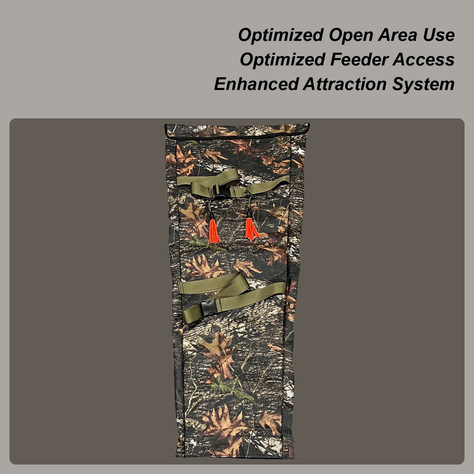 Deer Corn Feeder Waterproof Hunting Tackle With Adjustable Strap Deer Bait Bag For Wildlife Outdoor Field Farm Ranch Backyard
