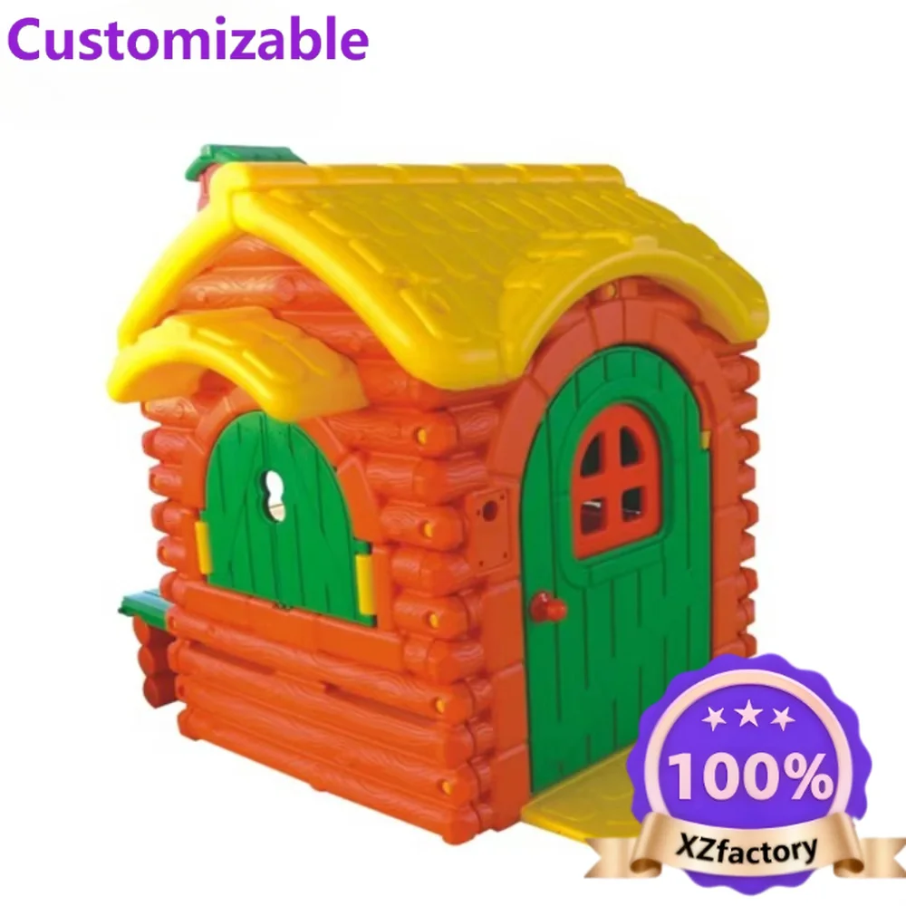 Factory Direct 2026 Children's Plastic Chocolate Pink Happy Play House