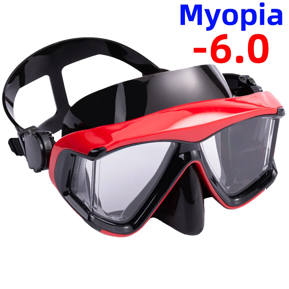 Optische Myopie Schnorchel Tauchmaske Schwimmbrille Kurzsichtige Kurzsichtige Ausrüstung Panorama Weitsicht Erwachsene Jugend -1,0 bis -6,0