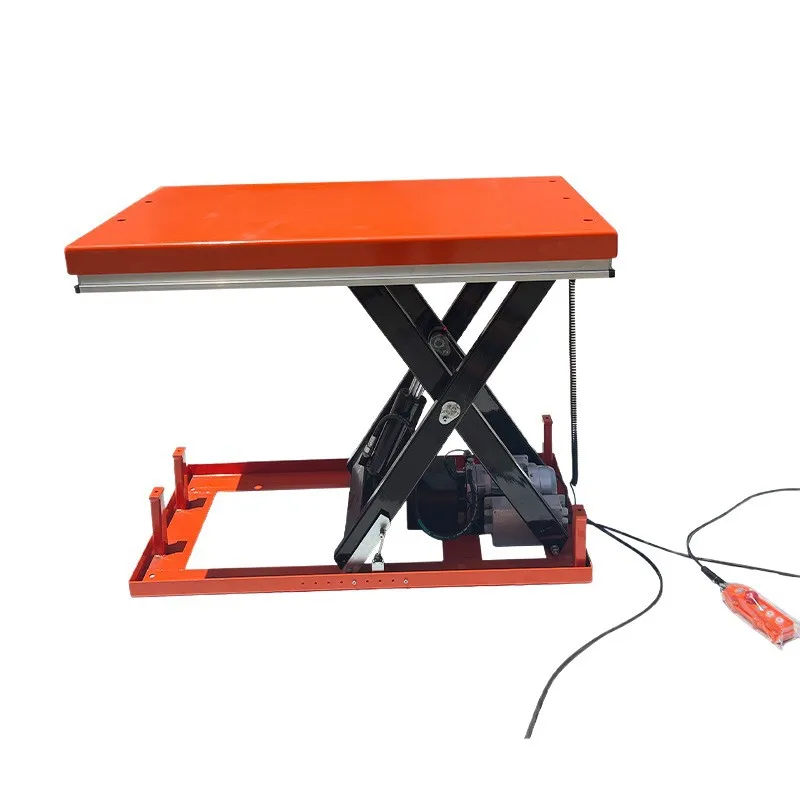 Fixed scissor lift platform electro-hydraulic loading and unloading lift