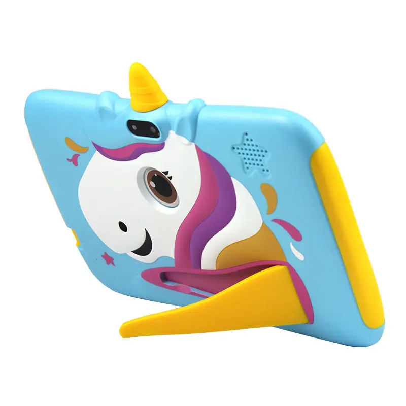 Tableta educativa con forma de Animal para niños, tablet pc de 7 pulgadas, 16GB, Android 11,0, aprendizaje de unicornio, regalos para niños