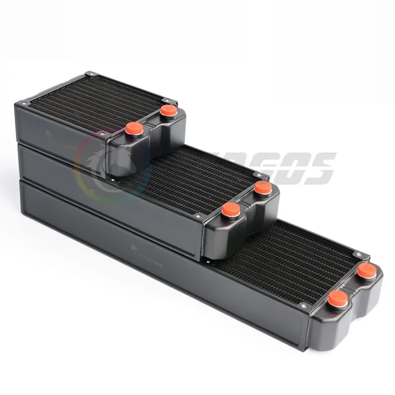 Aluminum 45mm Thick G1/4 PC Water Cooling Radiator Heatsink Computer CPU Cooler 120mm 240mm 360mm Support 12cm 120mm Fans