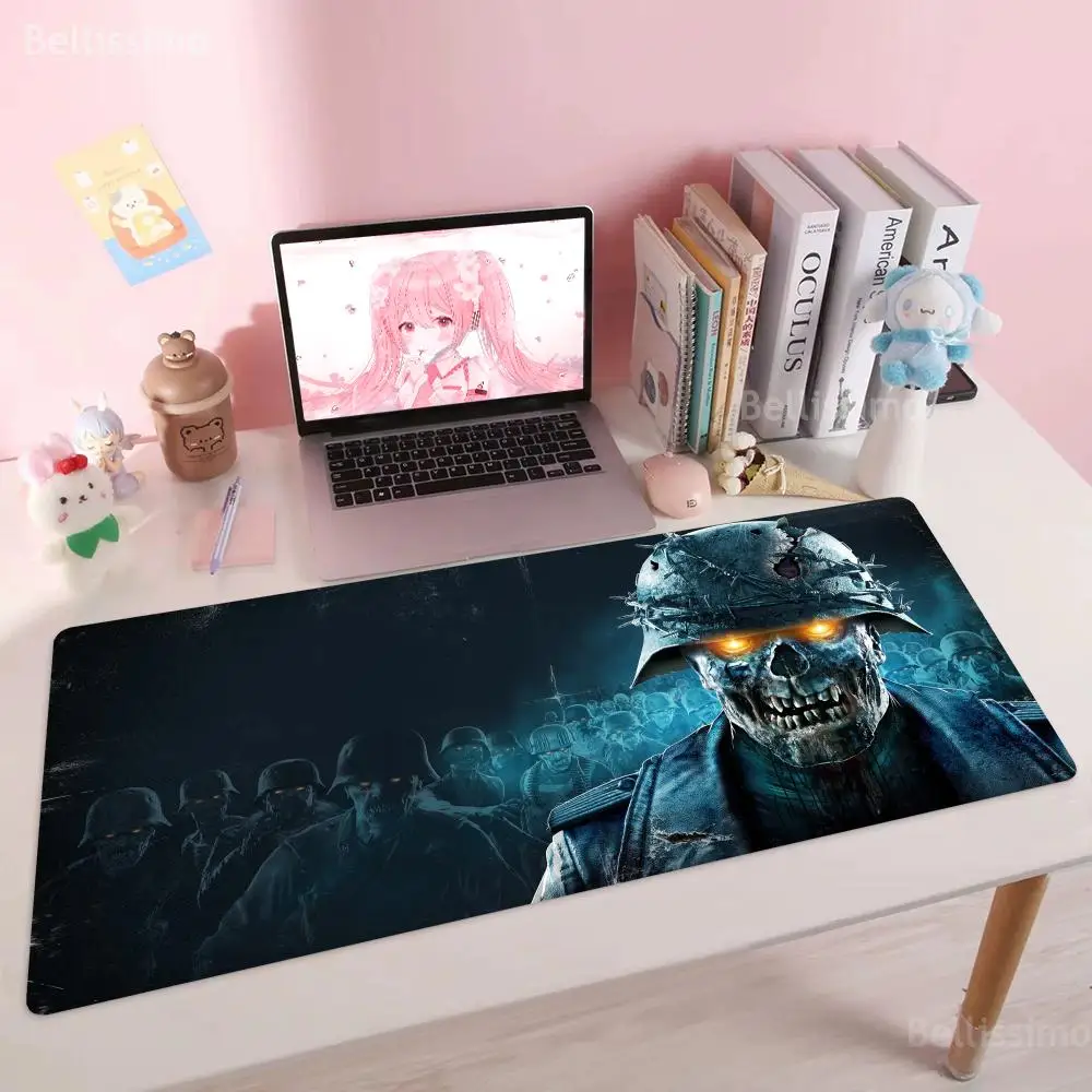 C_call of D_duty Z_zombies Mouse Pad Rubber Mouse Pad Teclado Mecánico Gamer Game Cute Desk Mat Desk Protector Pc Gamer Accessor