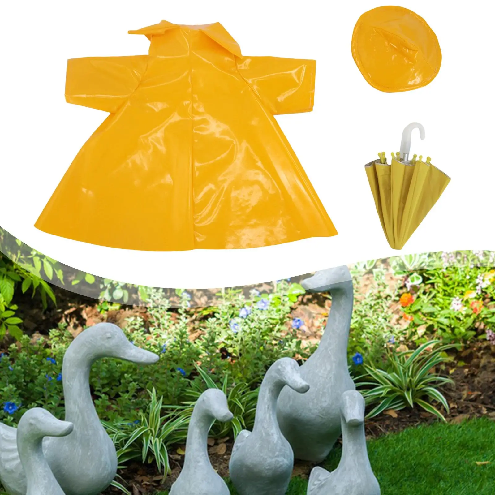 Porch Goose Clothes Festival Party Costume Water Resistant Outfit for Decorative Bird Home Lawn Ornament