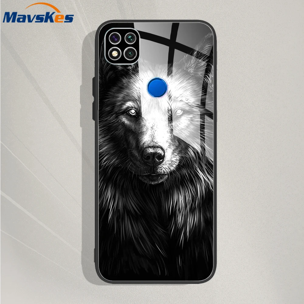 Case For Xiaomi Redmi 9C Silicone Bumper Tempered Glass Phone Back Cover For XIaomi Redmi 9C 10 9 C 10C Redmi9C NFC Case Coque