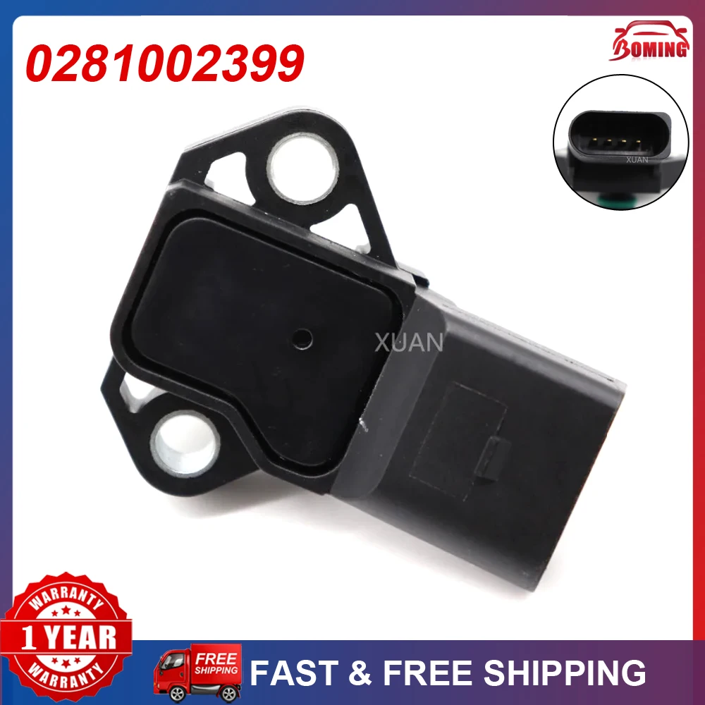 

0281002399 Manifold Absolute Turbo Boost Pressure Map Sensor Fits For Volkswagen Passat Polo Sharan Scirocco Touran Transporter