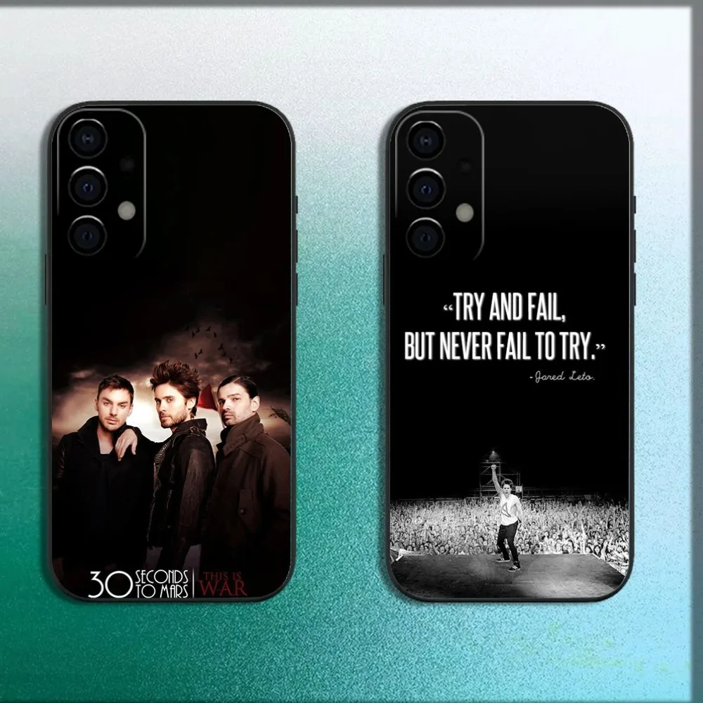 30 T-Thirty SecondS To Mars Phone Case For Samsung Galaxy A13,A21s,A22,A31,A32,A52,A53,A71,A80,A91 Soft Black Cover