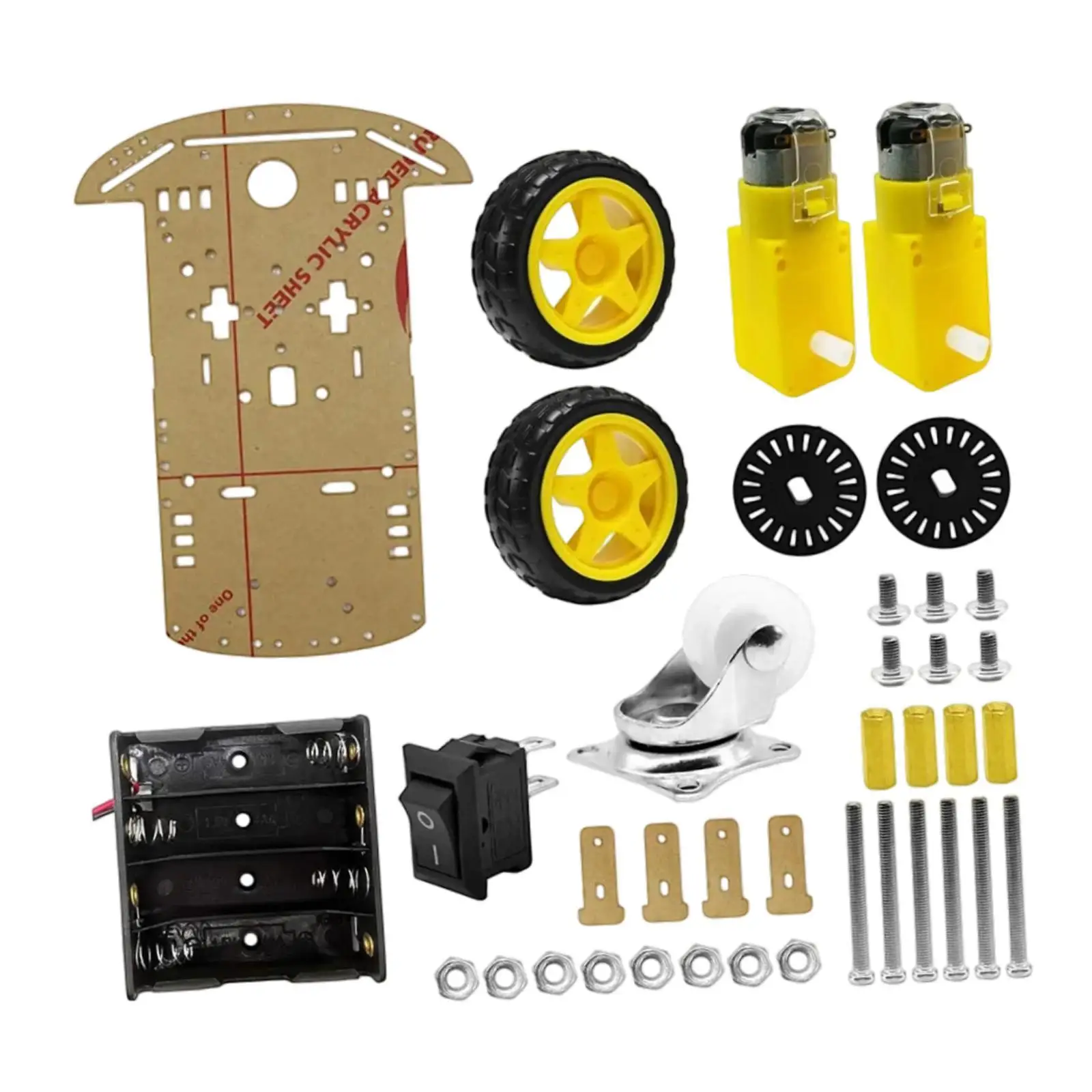 Комплект шасси робота для умного автомобиля, запасные части, развивающая игрушка, простая установка, прочный для детей-подростков, высокая надежная замена, сделай сам Комплект шасси робота для умного автомобиля, запасные части, развивающая игрушка, простая установка, прочный для детей-подростков, высокая надежная замена, сделай сам