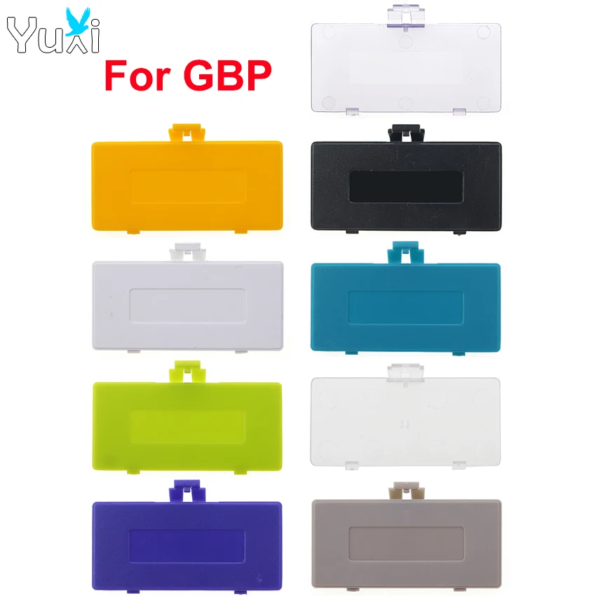 YuXi 9 Colors Replacement Battery Cover For Gameboy Pocket GBP Console Battery Lid Door Shell