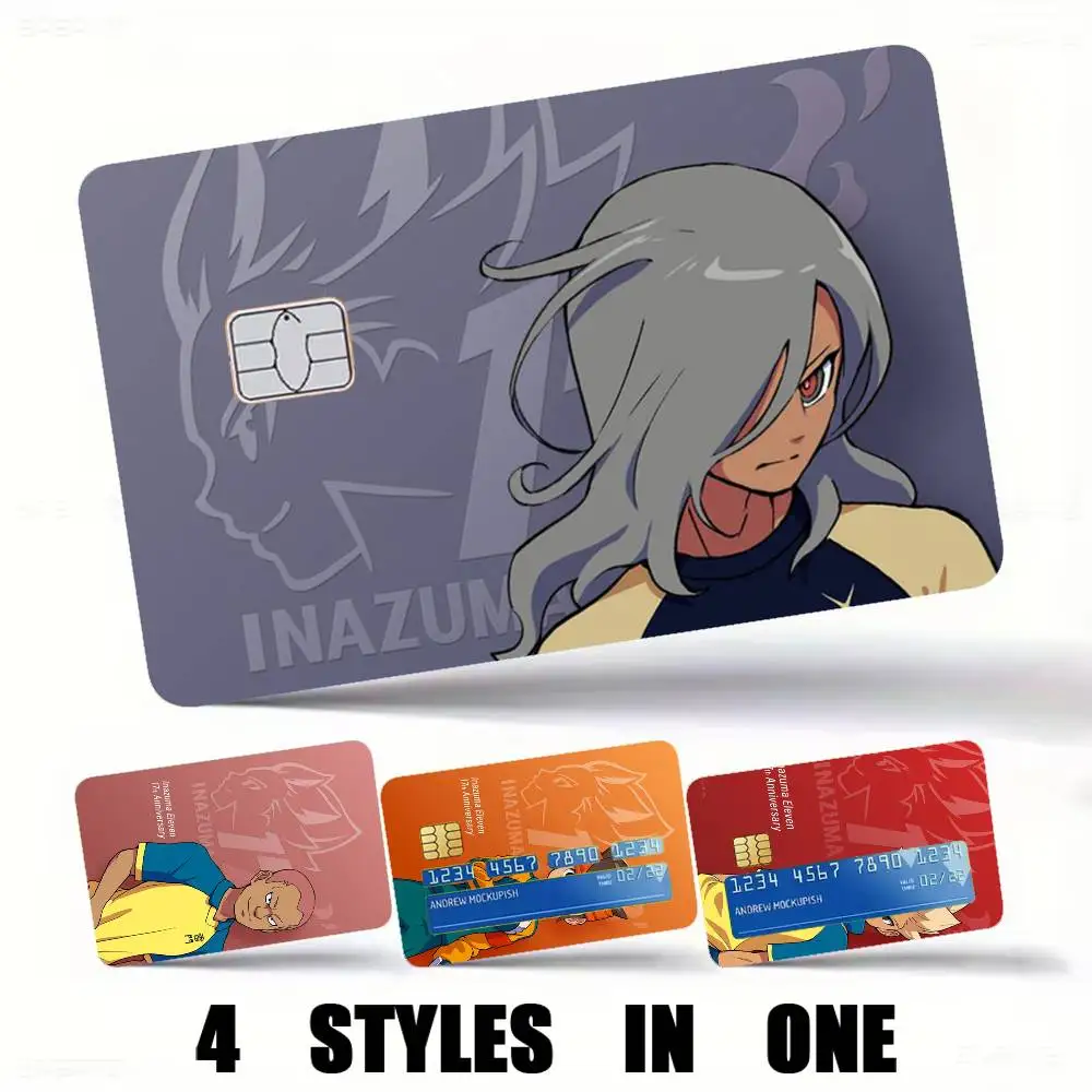 Cool guys-s Football-l InazumaS Eleven Credit Card HD Stickers Premium matte film effectively fingerprints and daily abrasion.