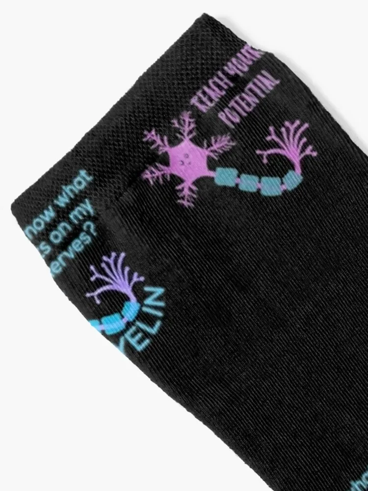 Cute neurons Socks Christmas Rugby Boy Child Socks Women's