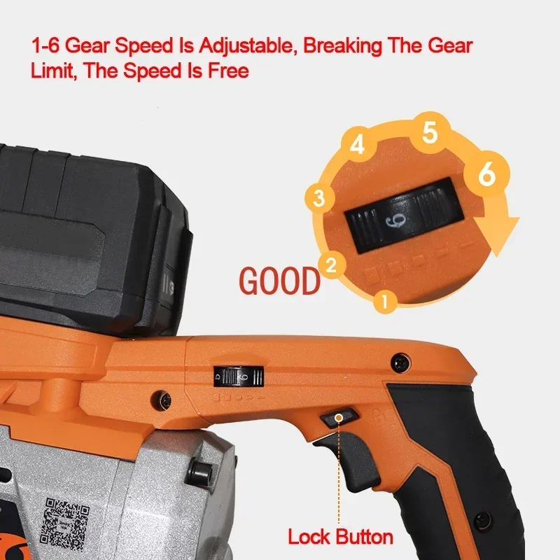 منشار كهربائي عالي الدقة يعمل بالبطارية، منشار قطع معدني محمول باليد، أداة كهربائية لمنشار ماكيتا الترددي الكهربائي