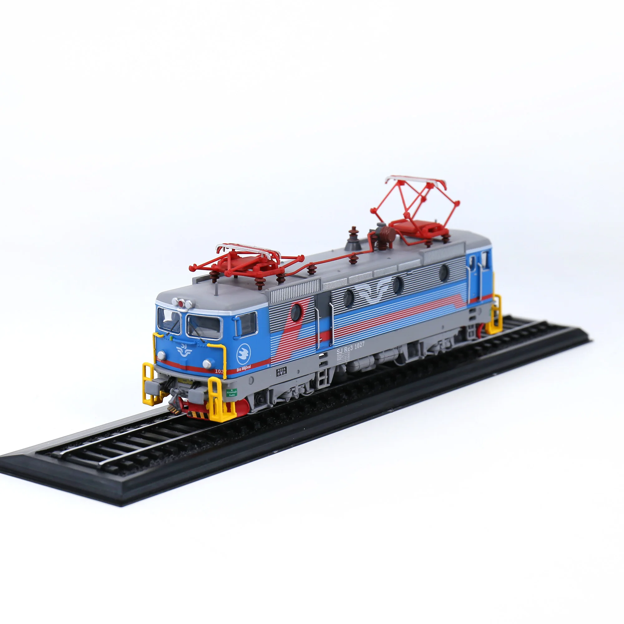 1:87 HO Scale RC3 Nr1027 Retro Electric Locomotive Model High-End Collectible Ornamen