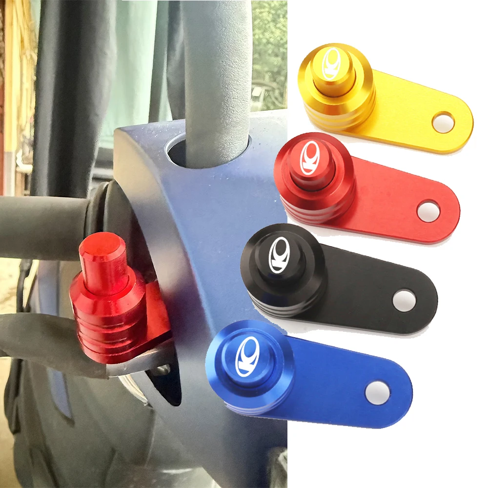 4 Colors For KYMCO G-DINK GDINK 125 250 300 Motorcycle Brake Lever Parking Button Semi-automatic Lock Switch Accessories CNC