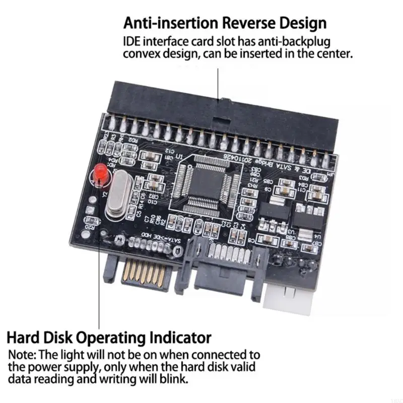 Y8AC Bi-Directional IDE to Converter Easy Installation Support Window System