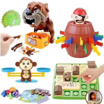 משחקי הורה-ילד אינטראקטיביים להיזהר הכלב לא להעיר את הכלב צעצוע מצחיק מצחיק מסובך צעצועים רע כלב קן בית משחק ילדים מתנה