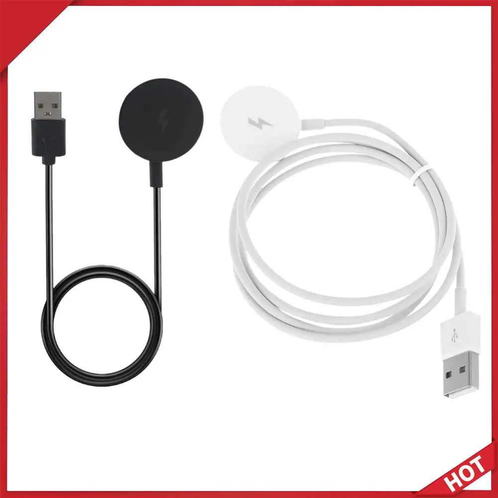 

1m Charging Cable Stand Short Circuit Protection USB Smartwatch Charging Cable Dock Replacement Accessories for Fossil Gen 1/2/3