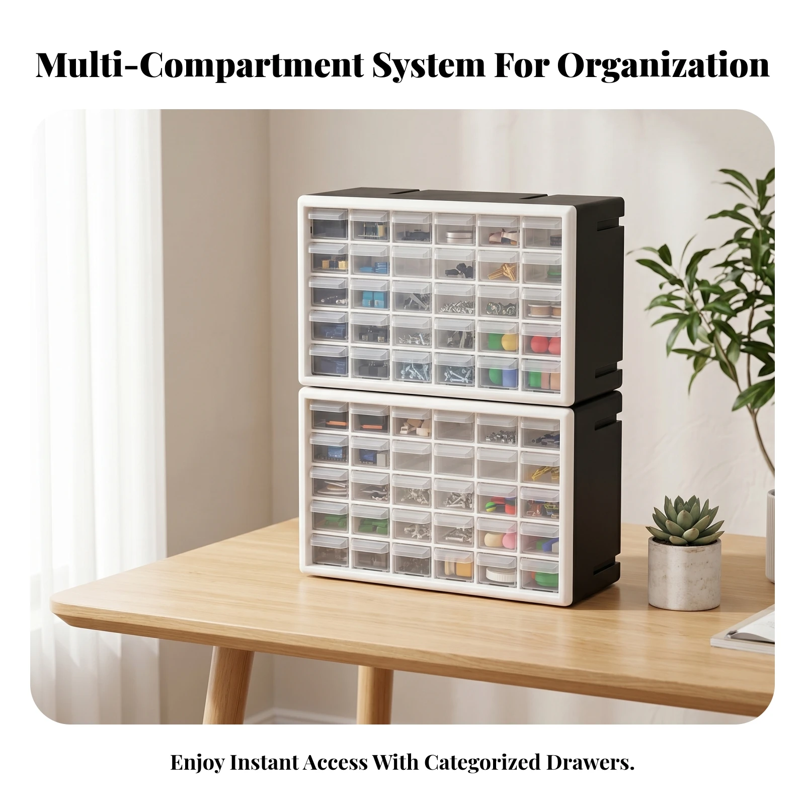 60-drawer-cabinet-lip-handles-modular-drawer-cabinet-for-electronics-bench