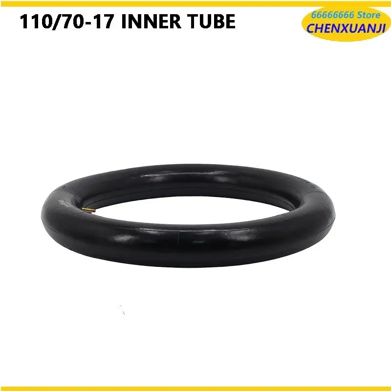 

Прочная 17-дюймовая мотоциклетная камера 110/70-17 для шин, подходящих как для дорожного, так и для внедорожного использования.
