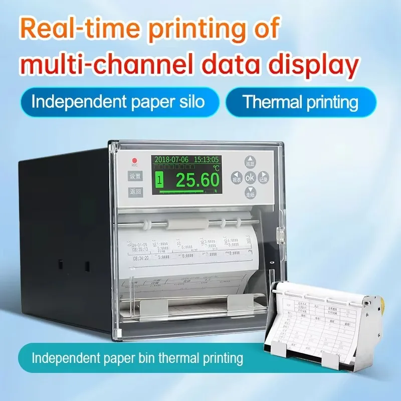 Multifunctional Hybrid Printing Data Logger Temperature Printing Thermal Disinfection Cabinet Continuous Paper