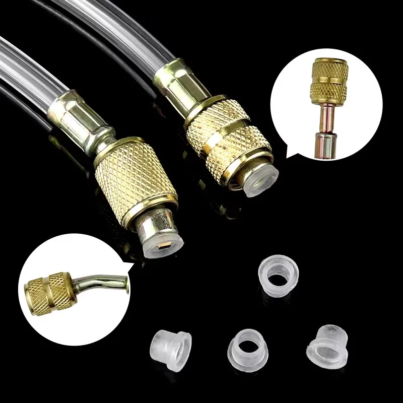 Manguera fluorada R410/R22, aire acondicionado, refrigerador, líquido fluorado, Control transparente, refrigerante, herramienta de reparación de semillas de nieve