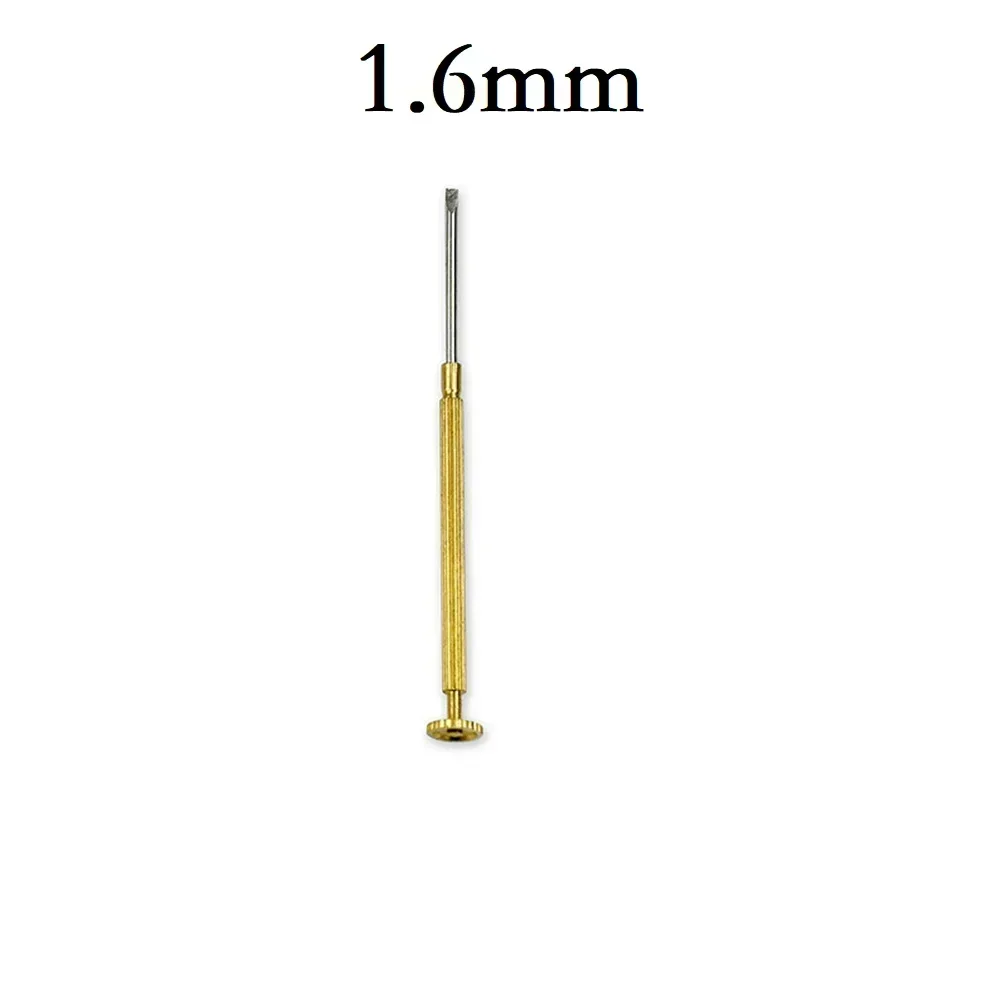 1PC Screwdrivers 1.0-1.6mm Precise Slot Screwdrivers Flat Blade For Watch Phone Repair Tool Power Tool Accessories