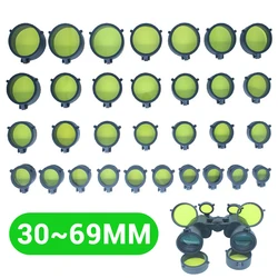 30-69MM Scope Sight Cover Tactical Flip Up Quick Spring Lens Covers Airsoft Dustproof Protection Cap Hunting Accessories