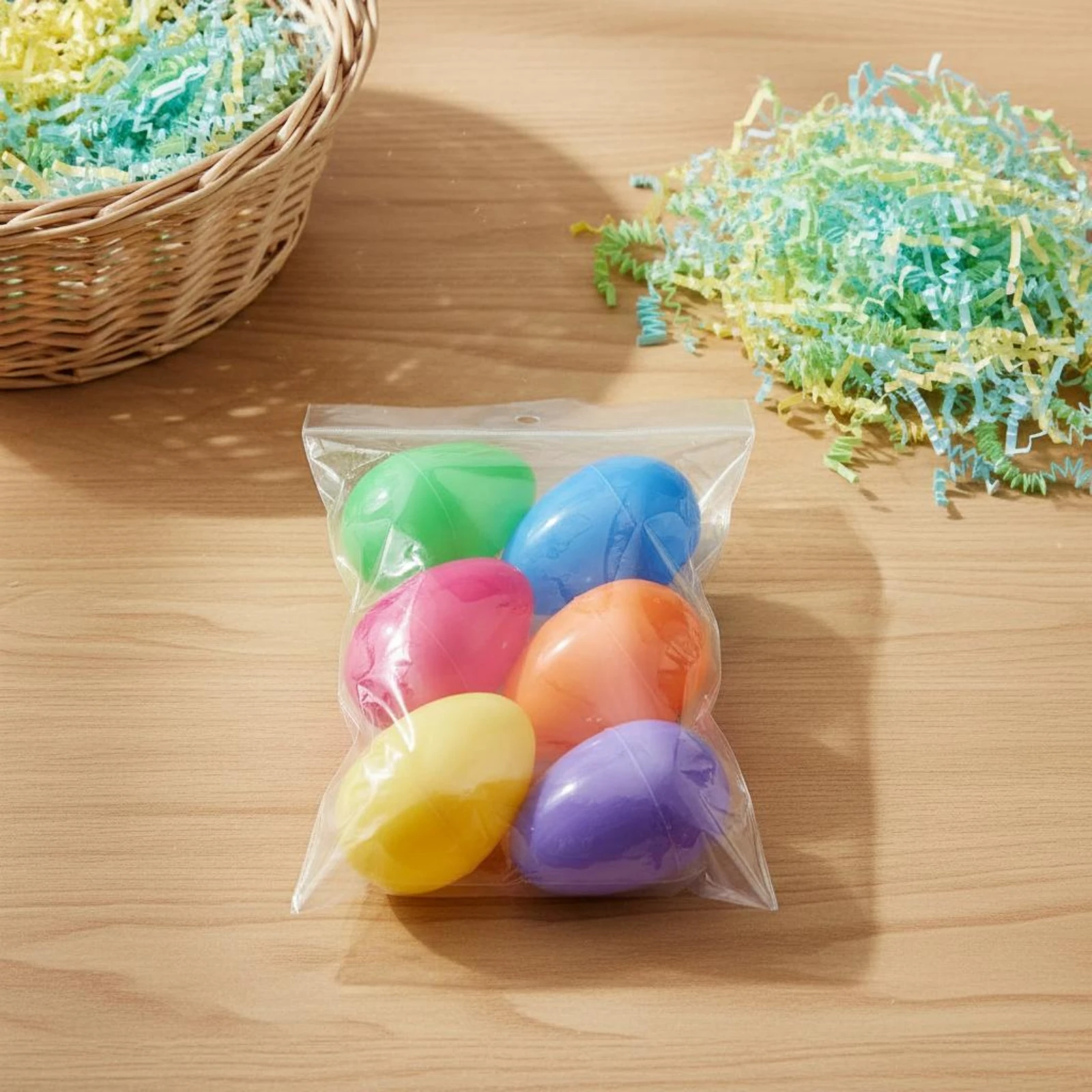 24 Peças de Cápsulas Festivas DIY Reutilizáveis de Plástico para Páscoa, Decoração de Feriado com Design de Duas Peças e Cores Vibrantes