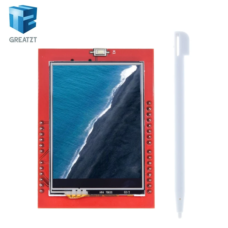 

GREATZT LCD module TFT 2.4 inch TFT LCD screen for Arduino UNO R3 Board and support mega 2560 with Touch pen ,UNO R3