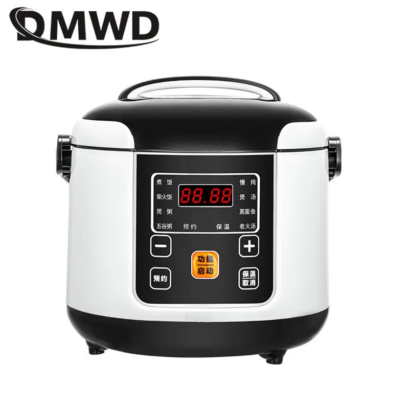 12V 24V Electric Rice Cooker For Car Truck 2L Portable Multicooker Food Steamer Multifunction cooking machine Soup Congee Stewer