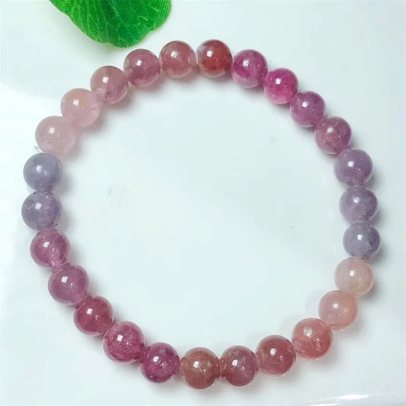 Natural Spinel Bracelet Bangle Square Bead Crystal Healing Stone Fashion Gemstone Jewelry Gift 1pcs