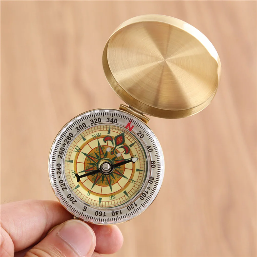 

Vintage Watch Compass Night Light Outdoor Travel Mountaineering Camping Adventure Essential Tool