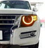 미쓰비시 파제로 V97 용 자동차 조명, 2007-2021 V93 LED 헤드라이트, 몬테로 V87 V95 업그레이드 헤드램프, 파란색 시동 DRL 6