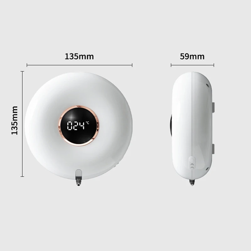 Dispensador de sabão automático 300ml usb exigível máquina de espuma inteligente touchless display led sensor dispensador de sabão de espuma desinfetante para as mãos
