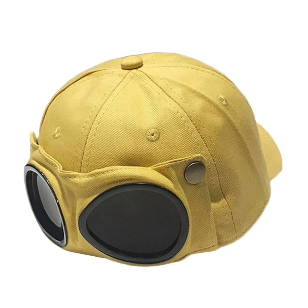 Fashion UV Protection Breathable Glasses Baseball Cap Peaked Cap Sun Hat Pilot Hat