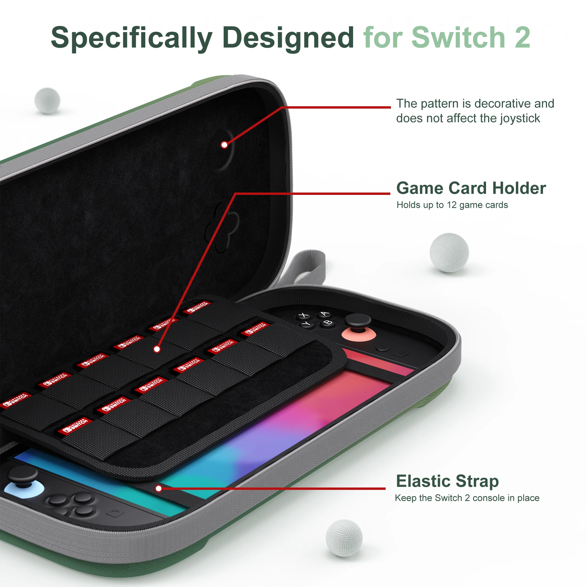 Switch 2ゲーム機収納ボックス ポータブル保護収納バッ - Gaming Console Box のレビューと価格
