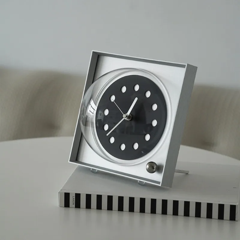 Vintage Wall Desk Clock Luxury Table Decoration Quartz Watch Countertop Living Room Desktop Silent Clock Home and Decoration