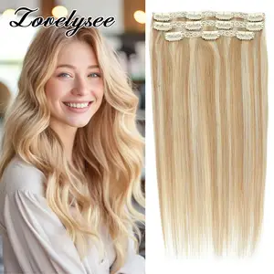 Best Human Hair Clip in Extensions AliExpress