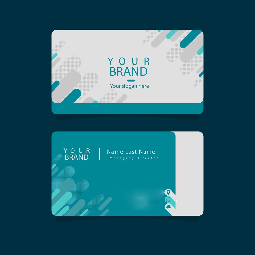 200PCS Custom Logo Cards Double Sided Full Color Printing Laminated Waterproof Thank You Cards Gift Cards Access Control Cards B
