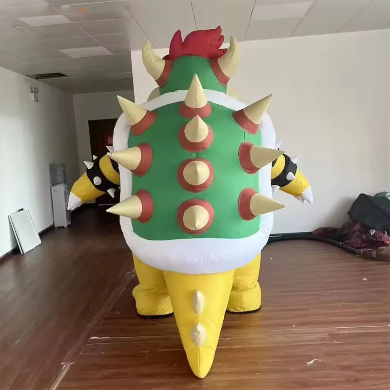 2M Drachen Schildkröte Maskottchen Aufblasbare Riesen Kostüm Cartoon Monster Erwachsene Cosplay Halloween Werbung Karneval Leistung Requisiten
