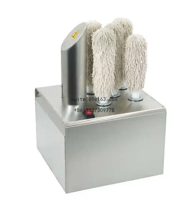 

Commercial 3 Brushes Glasses Bar Restaurant Cafe Glass Edge Wine Glass Polisher Commercial Wine Glass Polisher Machine