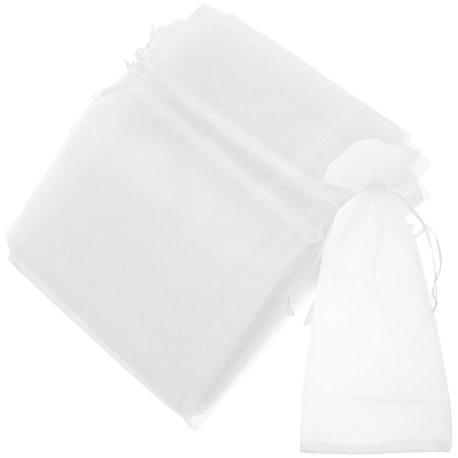 

30 Pcs Gauze Bag Sheer Mesh Bottle Mesh Jewelry Bags Bags Gifts Drawstring Party Favor Christmas Jewelry Bag