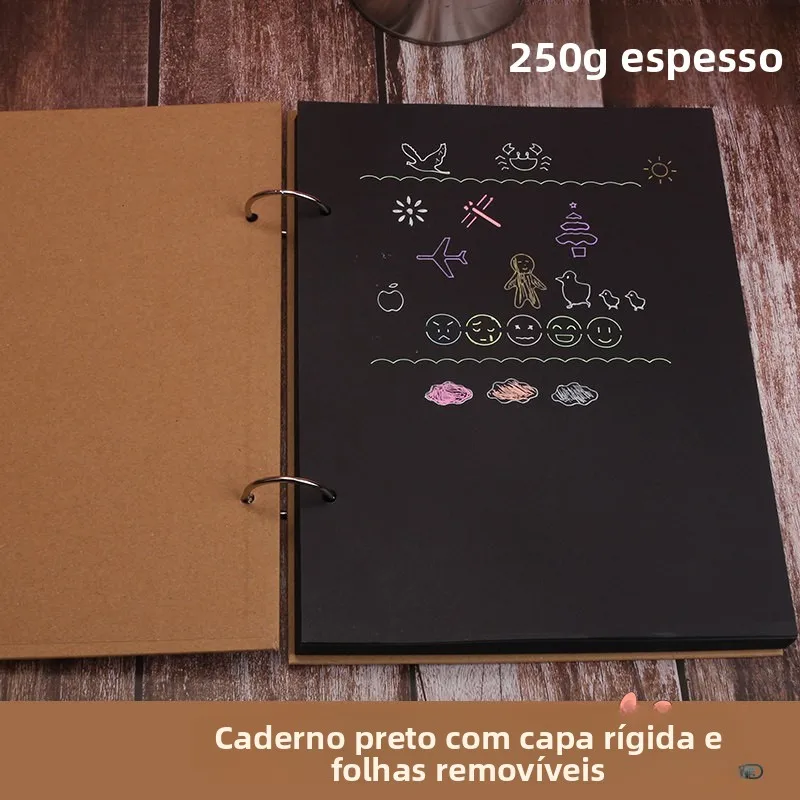 album-fotografico-in-pelle-formato-a4-album-commemorativo-per-diploma-album-creativo-per-ricordi-di-scuola-regalo-creativo-per-la-scuola-elementare