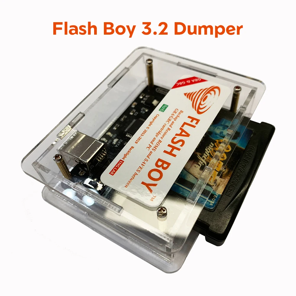 Flash Boy 3.2 Cyclone Dumper for GameBoy GBC GBA ROMS Game Cartridge Flasher Dumper USB Support Game Boy Camera Recorder Burner