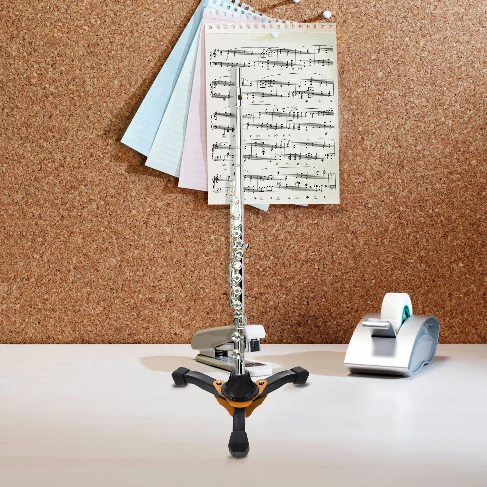 

Flute Stand Brackets Buffet Clarinet Pedestal for Instruments Musical Holder Portable Iron Tripod