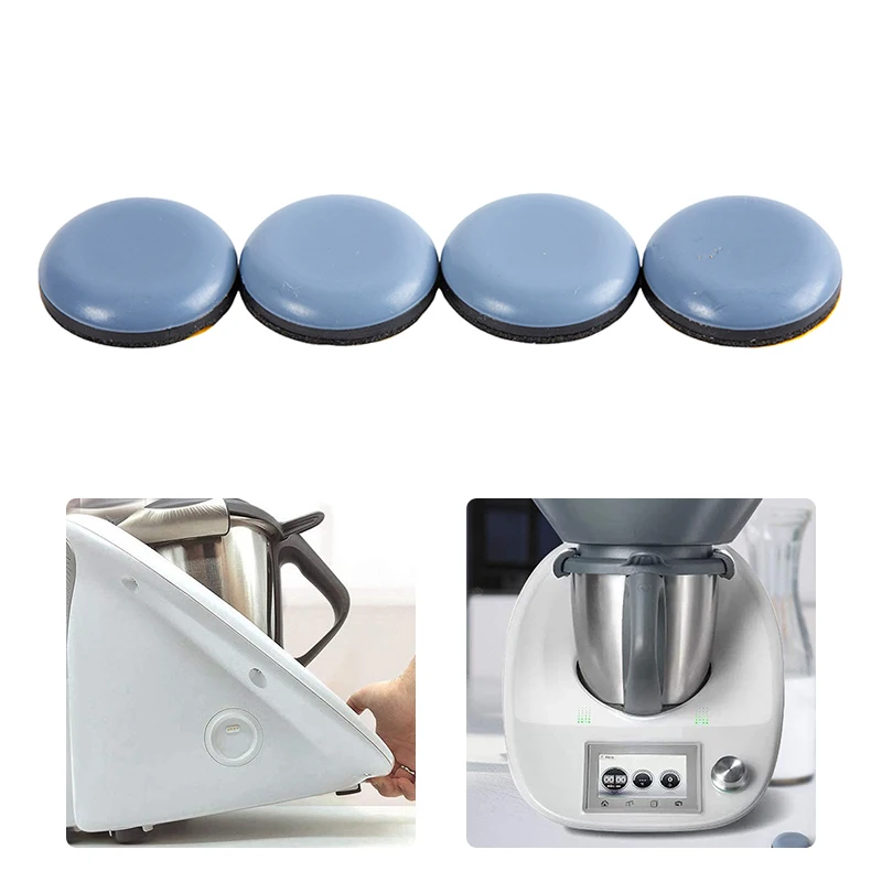 4Pcs/Set Sliding Pad Sticker Accessories Mobile Table Pad Stand Mixer Cooker Sliding Sticker for TM5 TM6 TM21 TM31