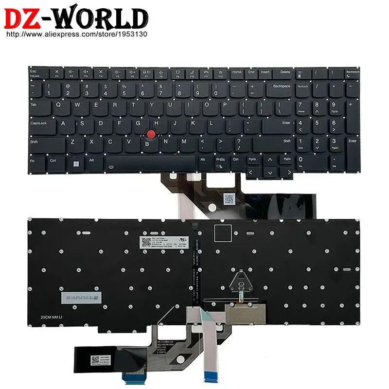 US UK English JPJapanese Backlit Keyboard For Lenovo Thinkpad E16 Gen1 G1 Laptop SN21K54282 SN21K54319 SN21K54306 SN21K54308